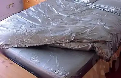 PVC Deckenbezug mit Druckknöpfen