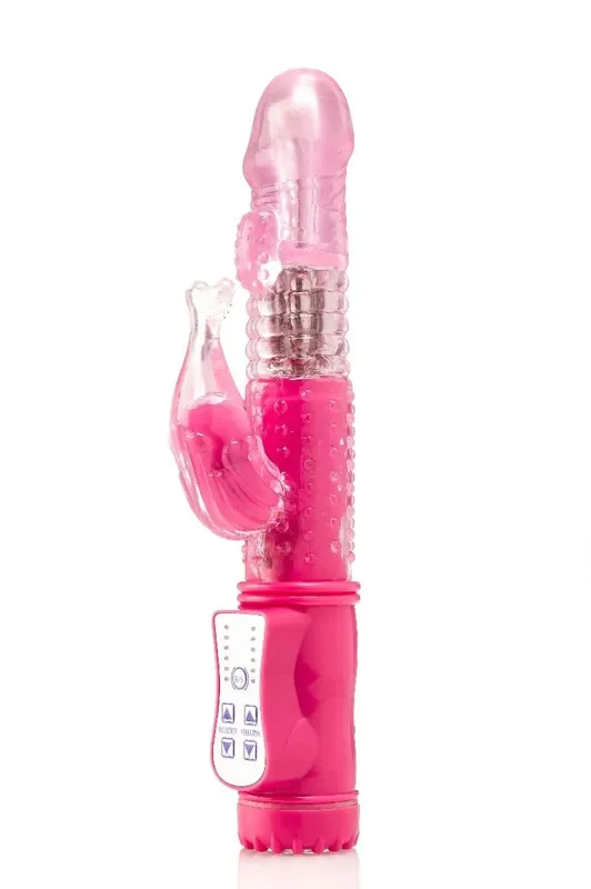 Rabbit-Vibrator – pink-transparent