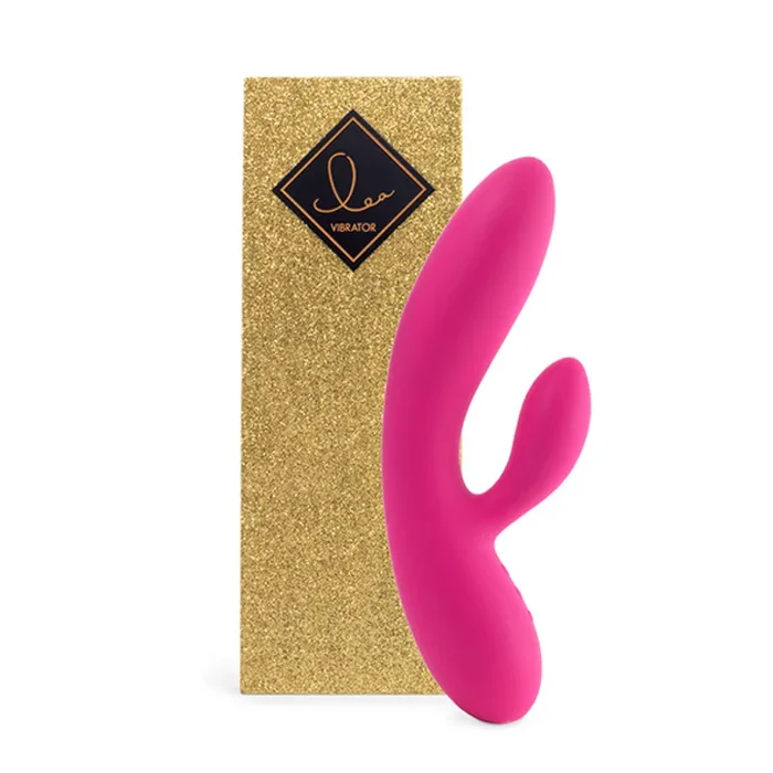 Rabbit vibrator FeelzToys – Lea, Rosa (glänzend)