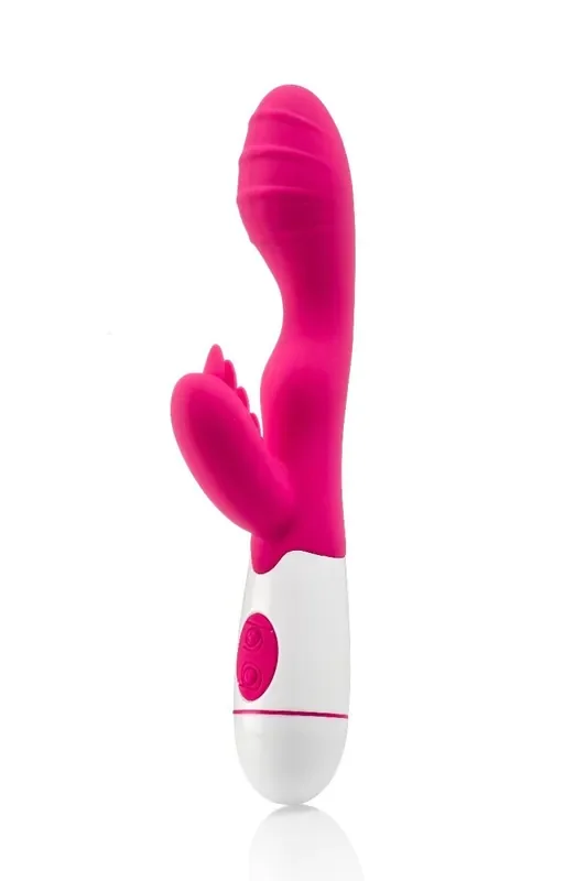 Rabbit-Vibrator gerillt – pink