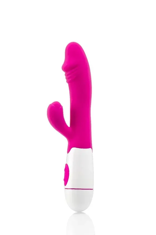 Rabbit-Vibrator mit Ausbeulung – pink