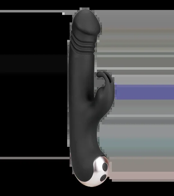 Rabbit-Vibrator mit Stoßfunktion Bubbling