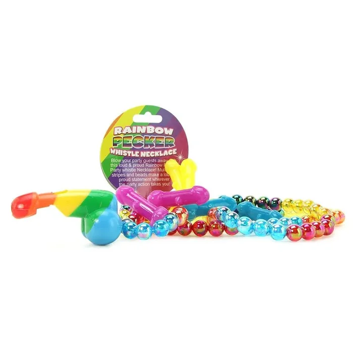 Rainbow Pecker Whistle Necklace