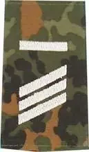 Rangschlaufen (Heer) Bw flecktarn ‘Hauptgefreiter UA‘