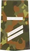 Rangschlaufen (Heer) Bw flecktarn ‘Obergefreiter UA‘