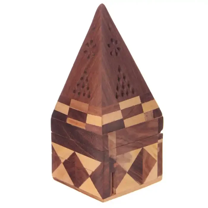 Räuchepyramide mit Aufbewahrungsfach