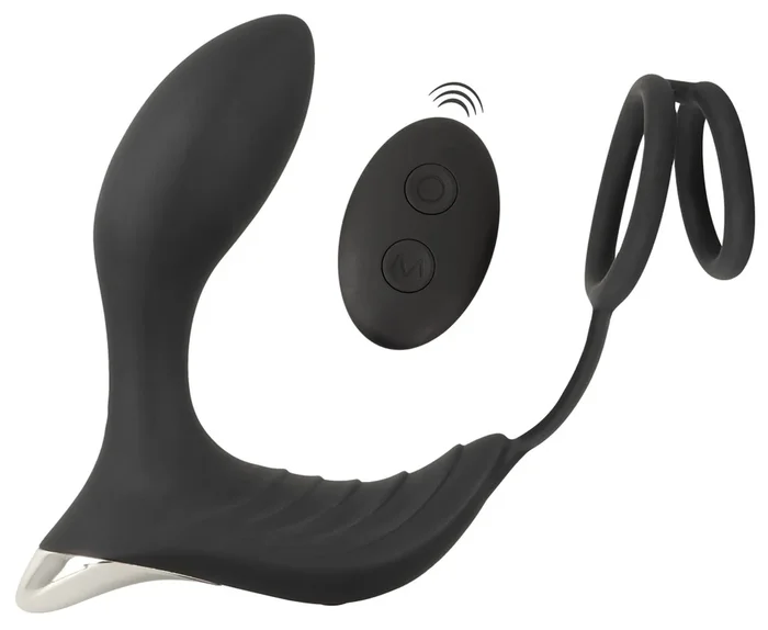 „RC Prostata Vibrator mit Penis- und Hodenring“ Men’s Toys