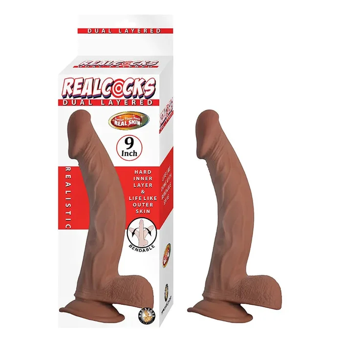 Realcocks Dual Layered 9in Brown