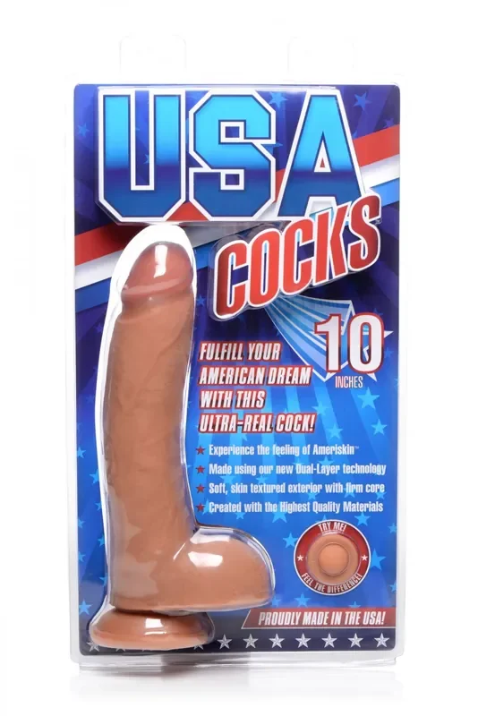Realistischer Dildo mit Saugnapf
