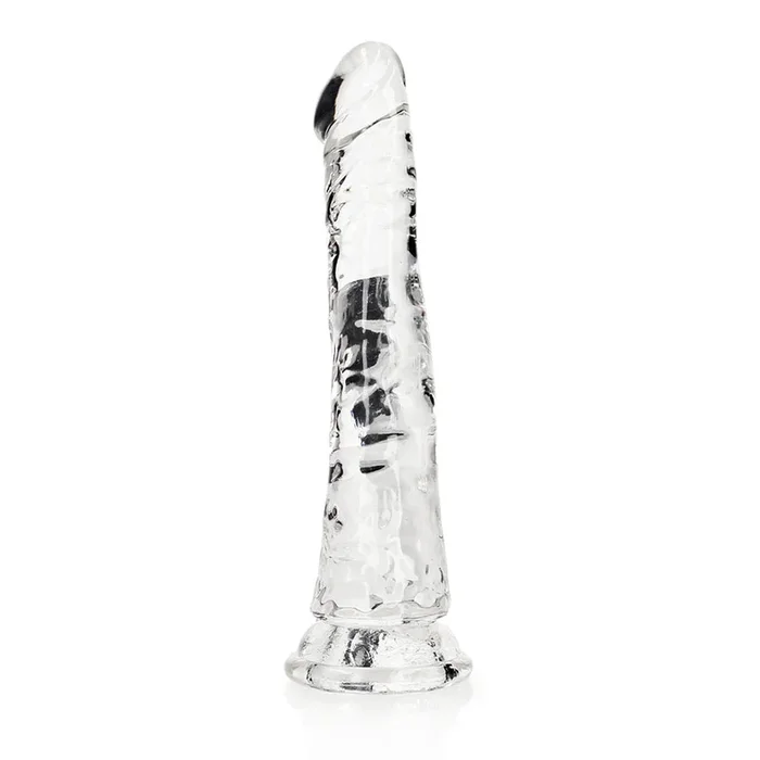Realrock Crystal Clear Slim Dildo 6“ Transparent