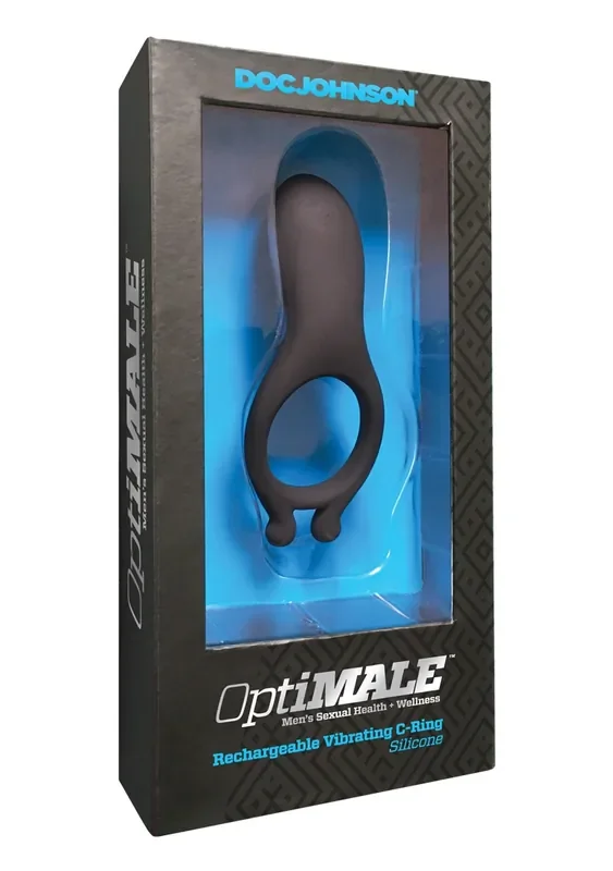 Rechargeable Vibrating C-Ring – Black
