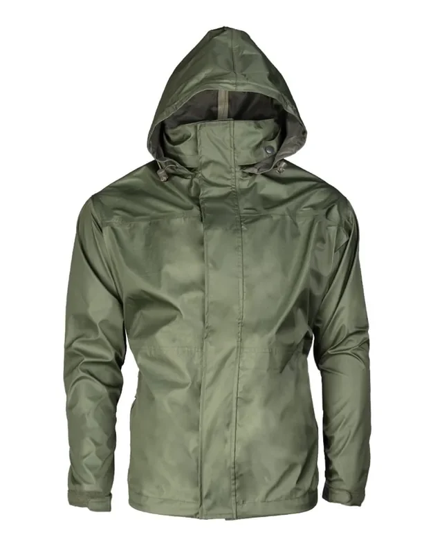Regenjacke oliv