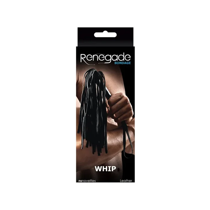 Renegade Bondage Whip – Black