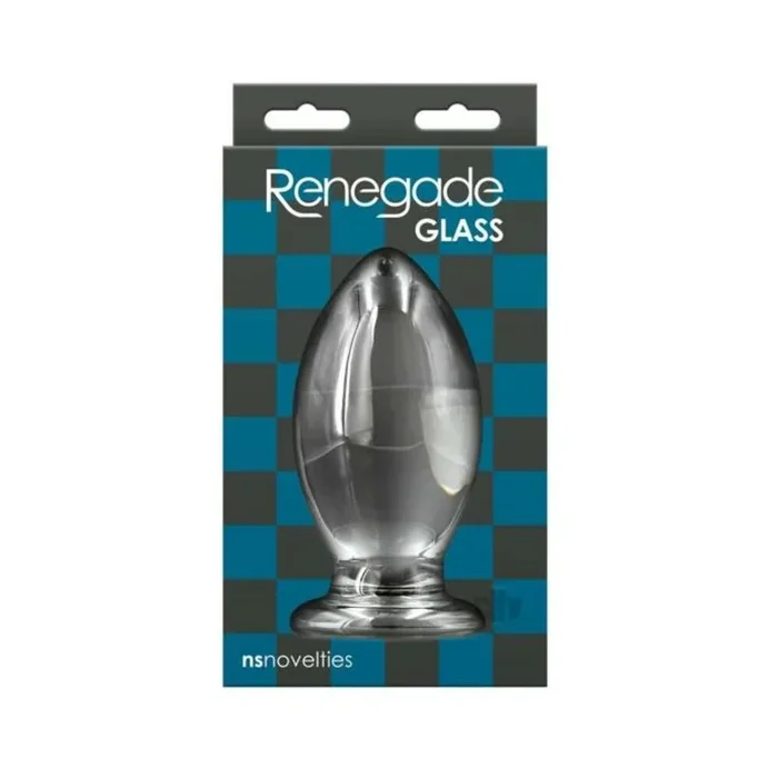 Renegade Glass Bishop Anal Plug – Clear