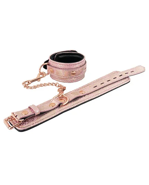 Restraints w/Leather Lining – Snakeskin Micro Fiber
