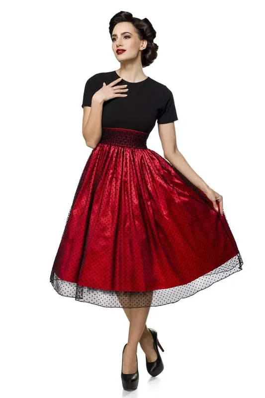 Retrokleid mit Punkten