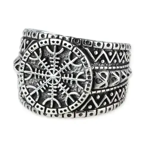 Ring ‘Eagershelm‘ Edelstahl