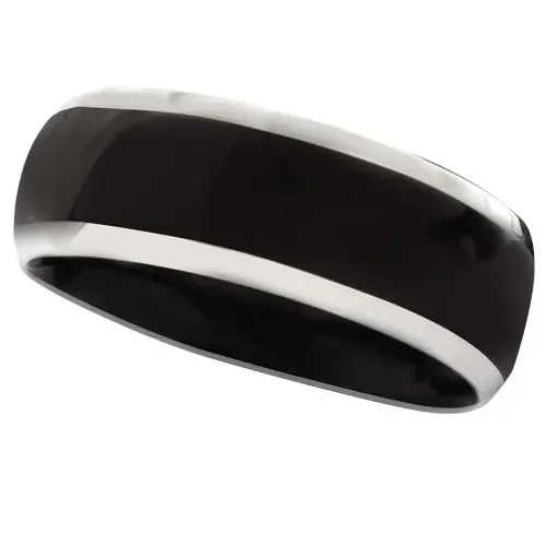 Ring Inneres Schwarz – Edelstahl