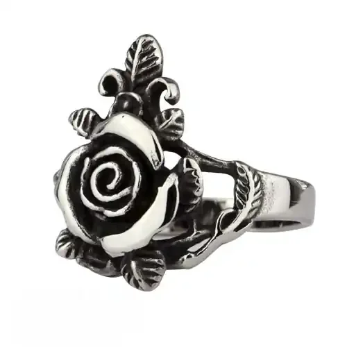 Ring ‘Rose‘ Edelstahl