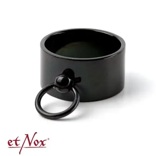 Ring schwarz Story of O. 12mm Edelstahl