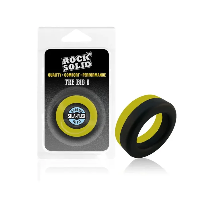 Rock Solid Big O Ring – Black/Yellow
