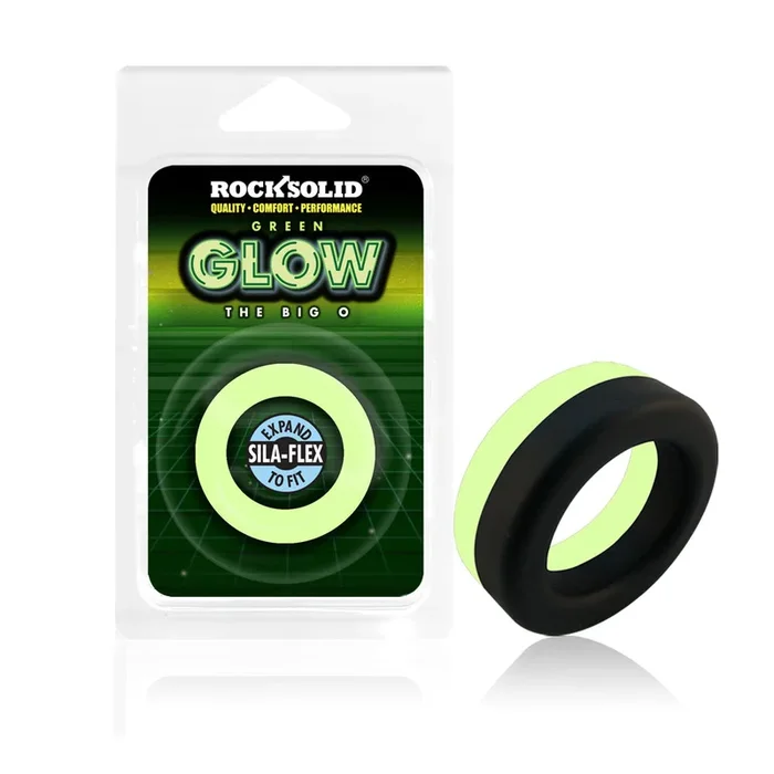 Rock Solid Glow in the Dark Big O Ring – Black/Green