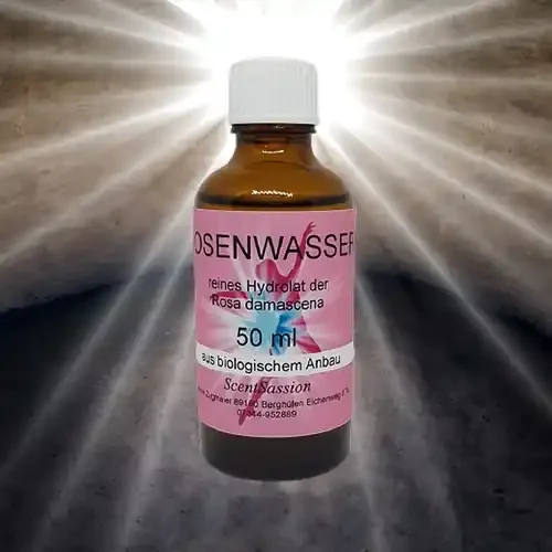 Rosenwasser Bio – reines Hydrolat der Rosa damascena