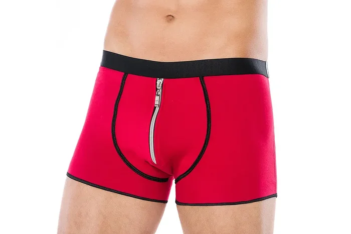 Rote Boxershorts aus Baumwolle