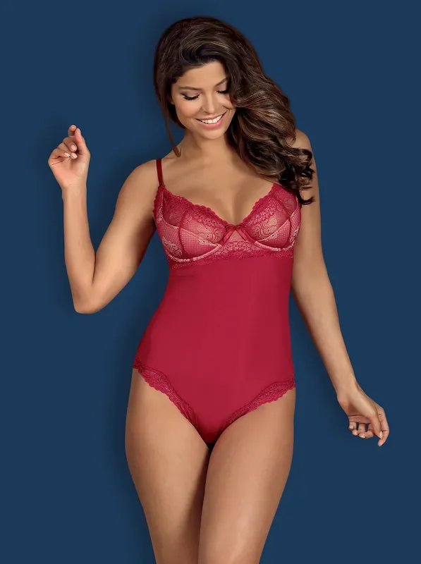Roter Spitzenbody