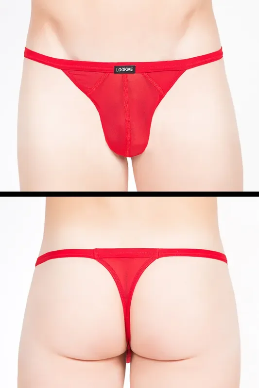Roter Tüll-String