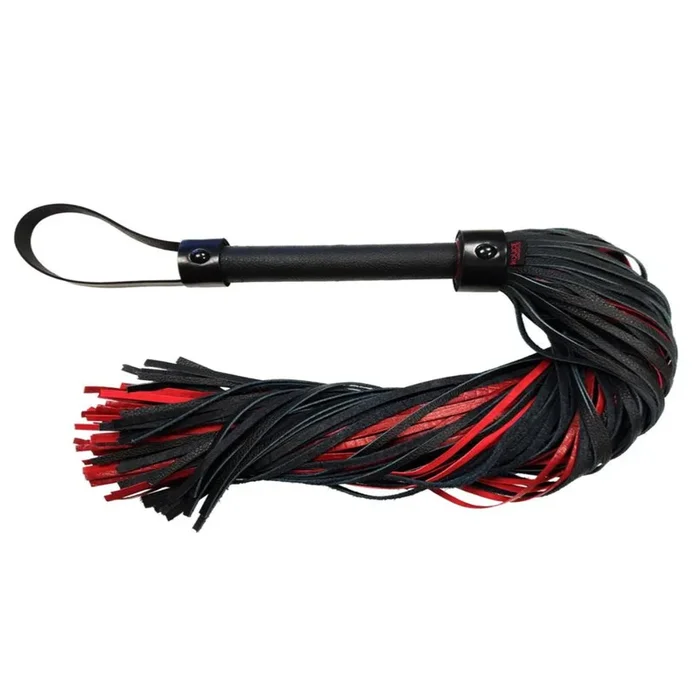 Rouge Anaconda Leather Flogger with Cuff