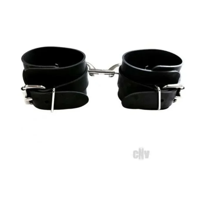 Rouge Rubber Wrist Cuff Black