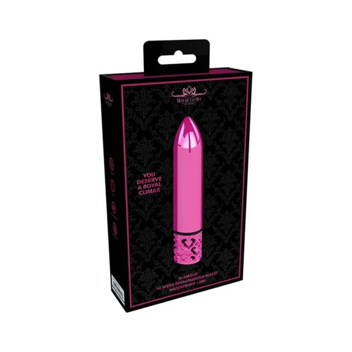 Royal Gems – Glamour – Abs Rechargeable Bullet – Pink
