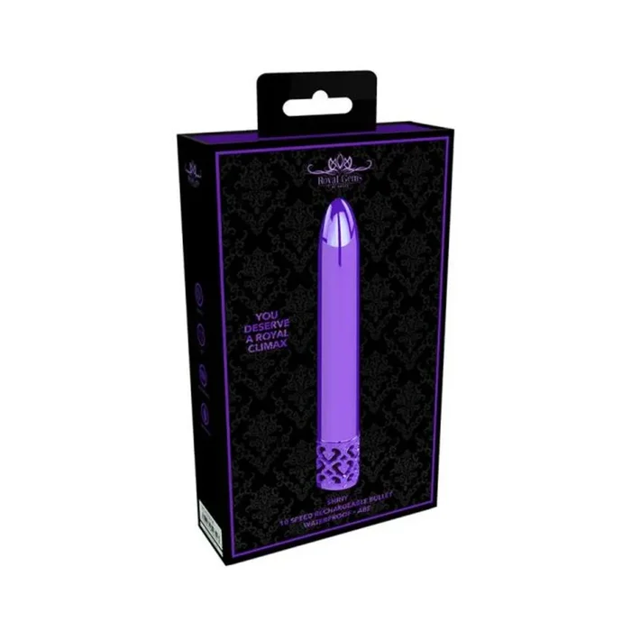 Royal Gems – Shiny – Abs Rechargeable Bullet – Purple
