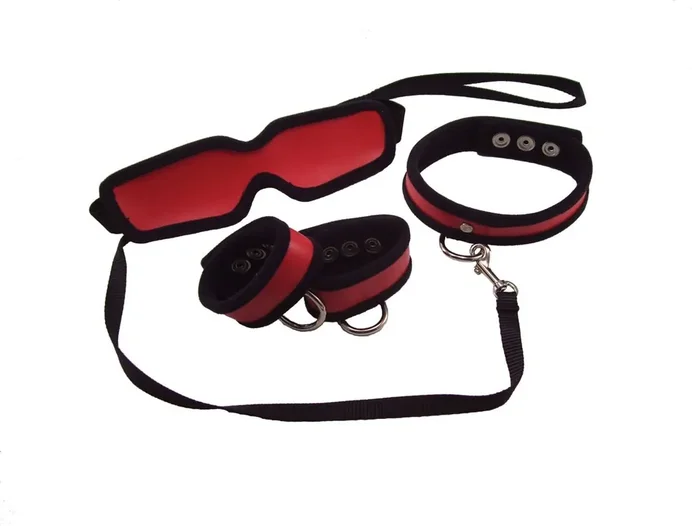 S&M 5PC Red Restraint Kit