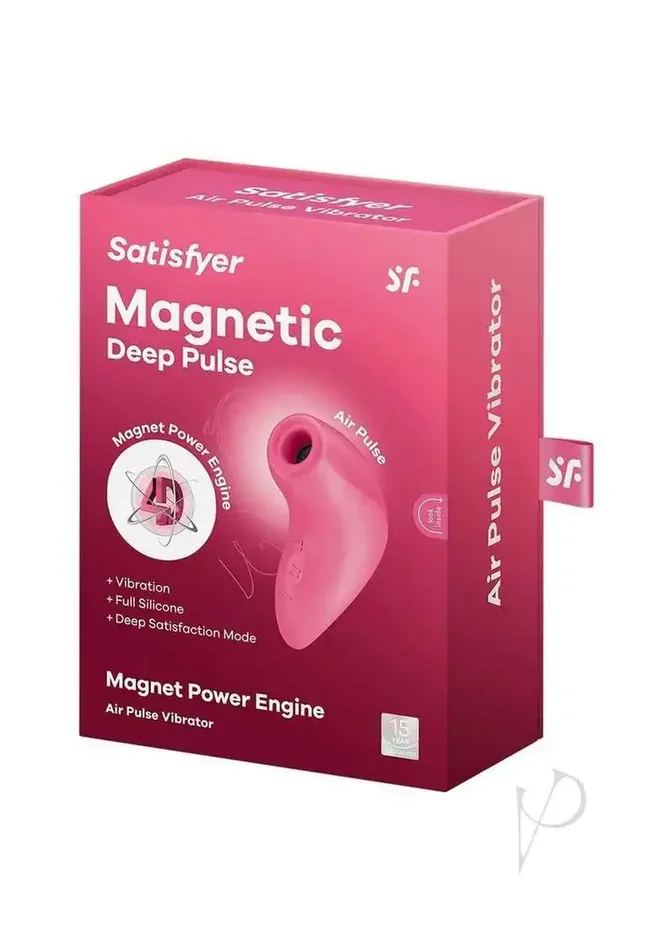 Satisfyer Deep Pulse Rechargeable Silicone Vibrator – Pink