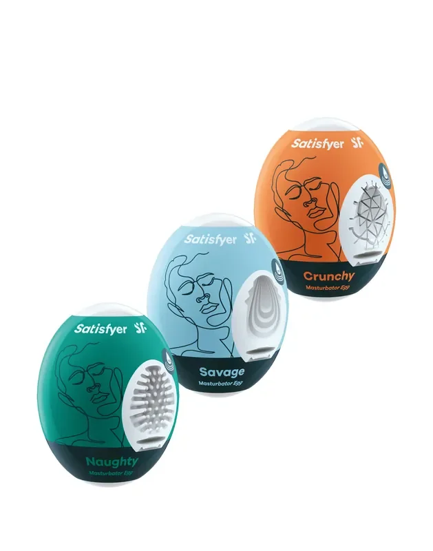 Satisfyer Masturbator-Ei Set 2