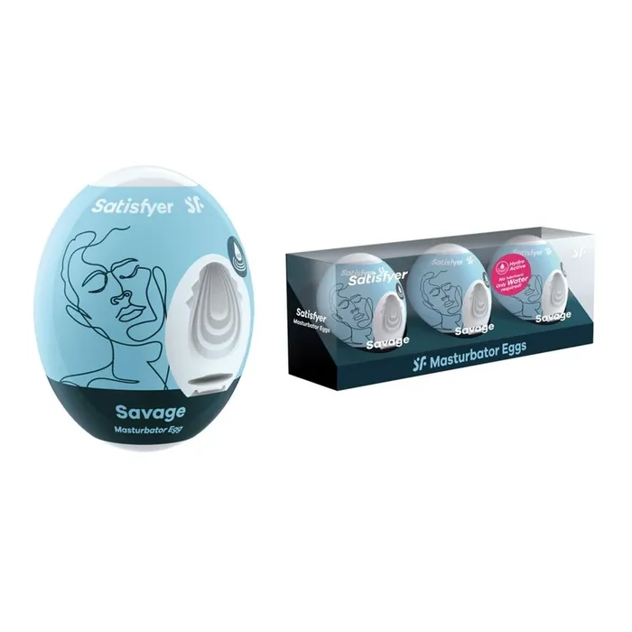 SATISFYER Men Masturbator Egg Savage 3er Set