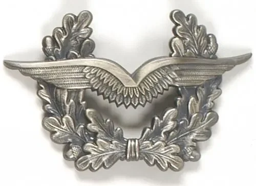 Schirmmützenabzeichen ‘orig. Bw Metall Luftwaffe‘