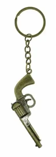 Schlüsselanhänger – Goldener Revolver