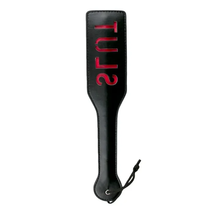 Schwarze Lederklatsche – Slut