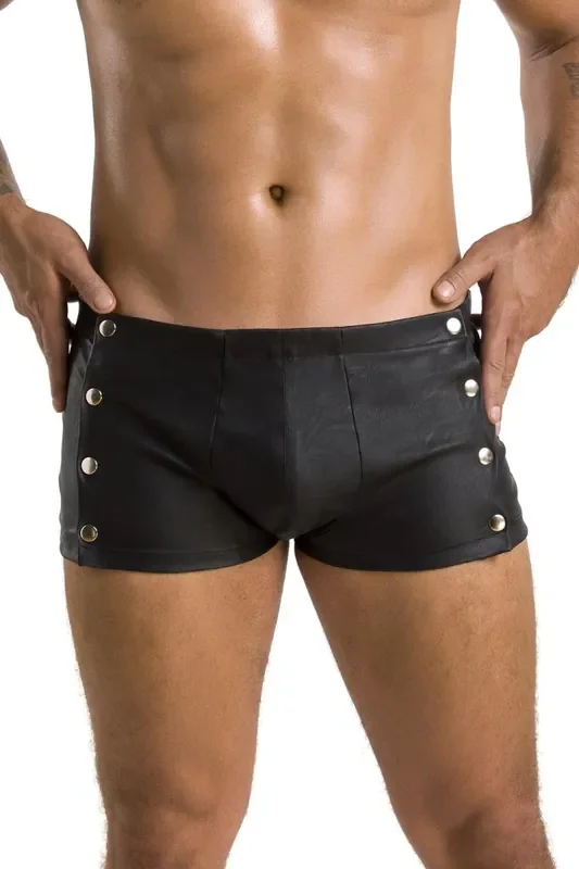 Schwarzer Herren Shorts