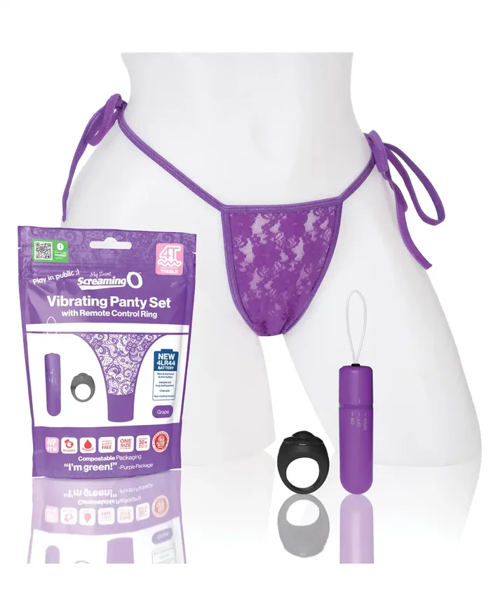 Screaming O My Secret 4T Panty Vibe w/Remote – Grape