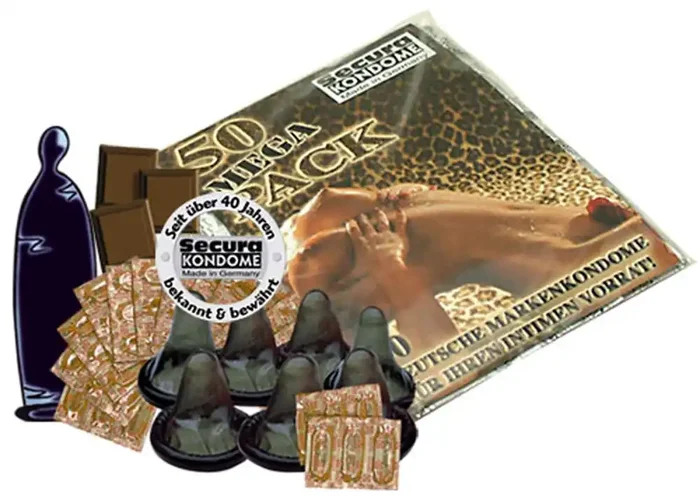 Secura Black Power Kondome – 50 Stück