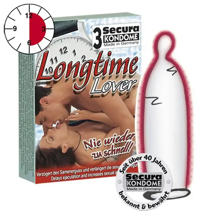 Secura Longtime Lover Kondome -3 Stück