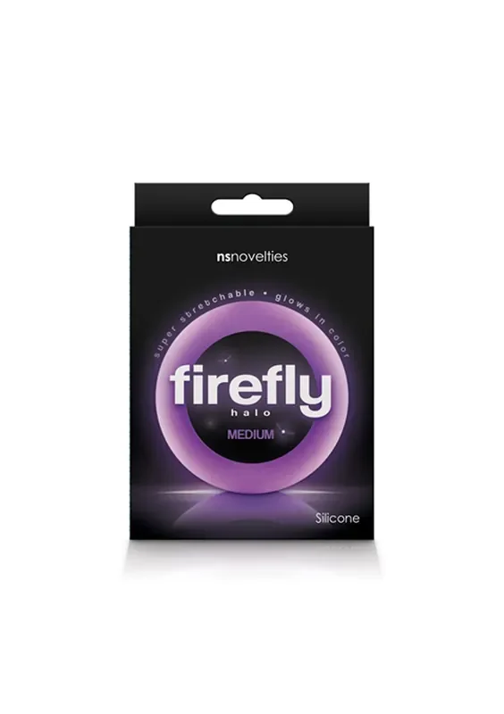 Selbstleuchtende Cockringe ‘Firefly Halo‘ Medium