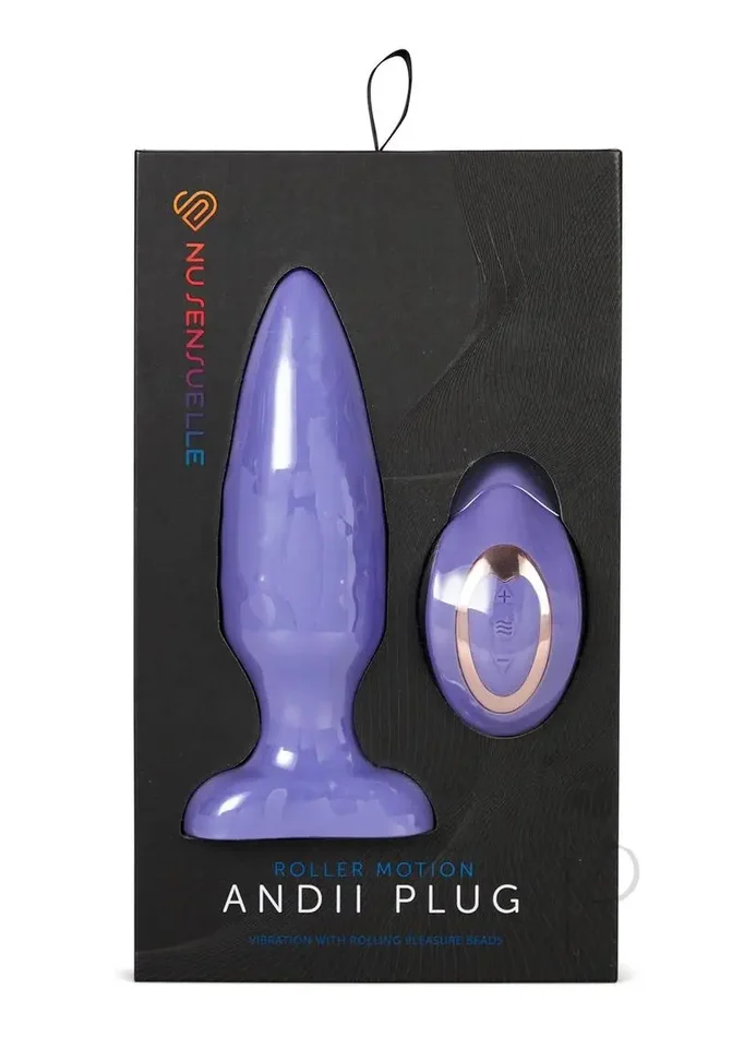 Sensuelle Andii Plug W/roller Ultra Violet