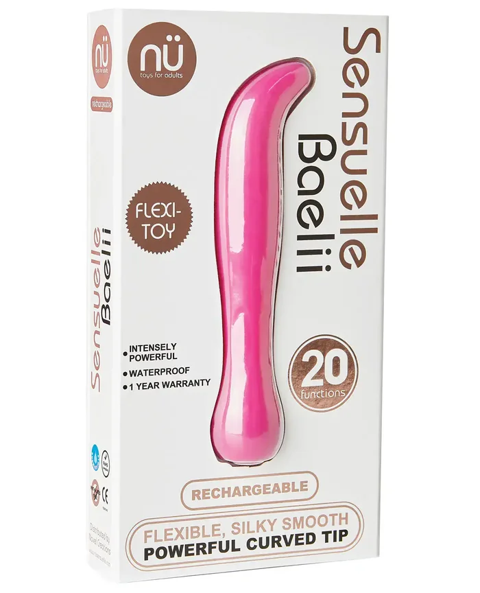 Sensuelle Baelii Flexible G Spot Vibe – 20 Function Magenta