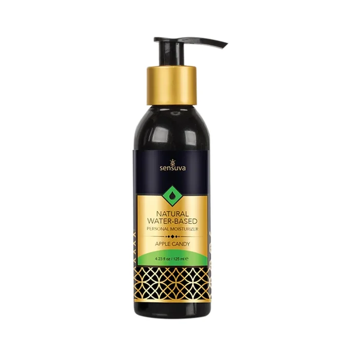 Sensuva Natural Water-based Personal Moisturizer – Apple Candy 4 Fl. Oz. Bottle