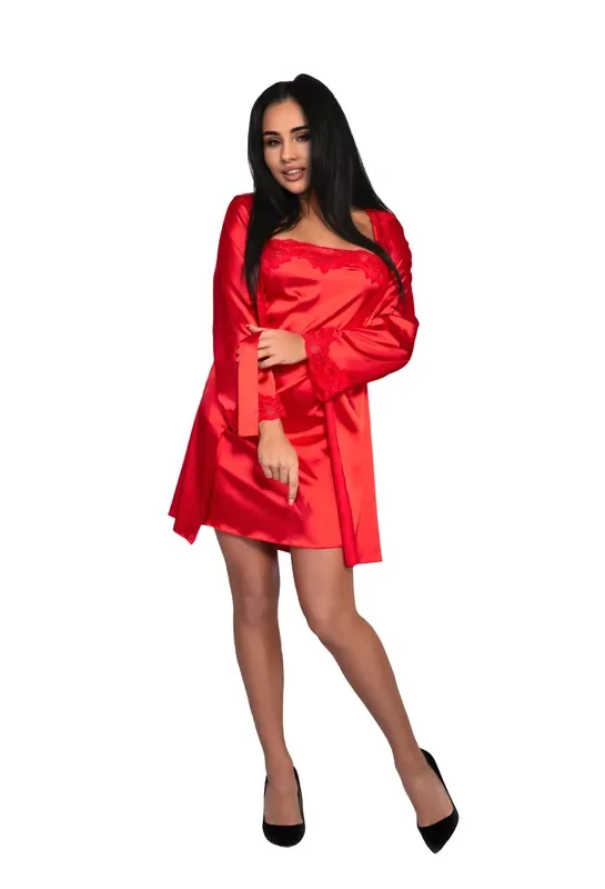 Sexy Chemise mit Morgenmantel